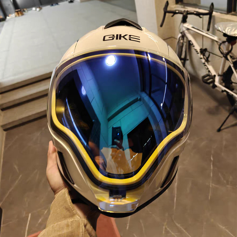 Full Face Motorcycle Helmet With Bluetooth - DOT 3C Certified Adult Modular Full