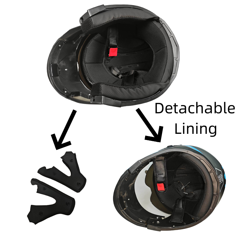 Flip Up Motorcycle Helmet with - Full Face Motorcycle Helmet With Bluetooth recension och pris