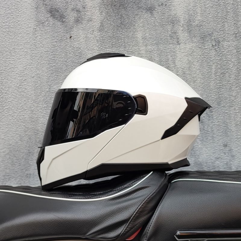 Unisex Full Face Motorcycle Ra - Dual Visor Motorcycle Racing Helmet recension och pris
