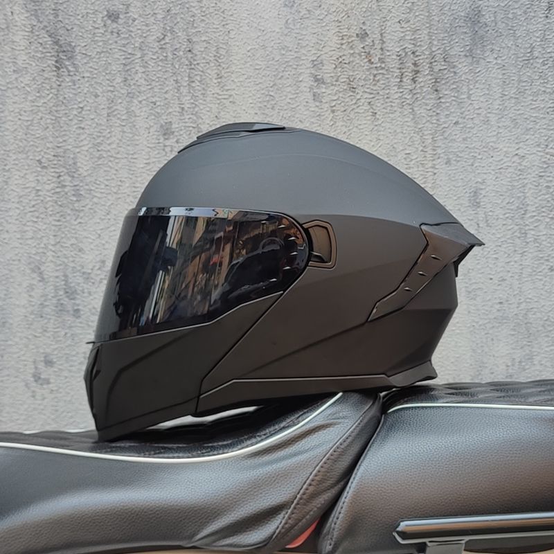 Unisex Full Face Motorcycle Ra - Dual Visor Motorcycle Racing Helmet recension och pris