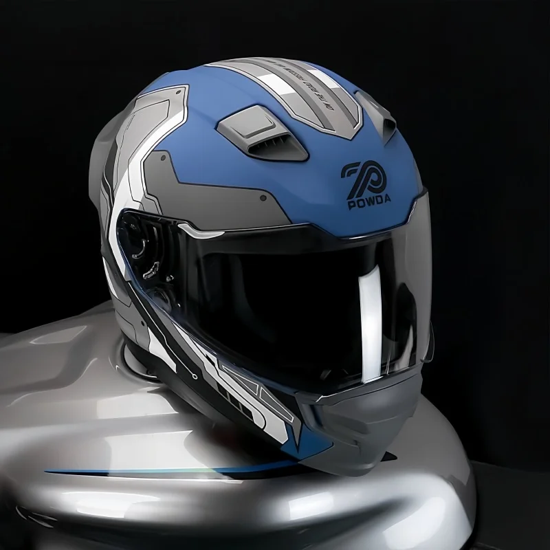 Unisex Full Face Motorcycle He - Dual Visor Motorcycle Racing Helmet recension och pris