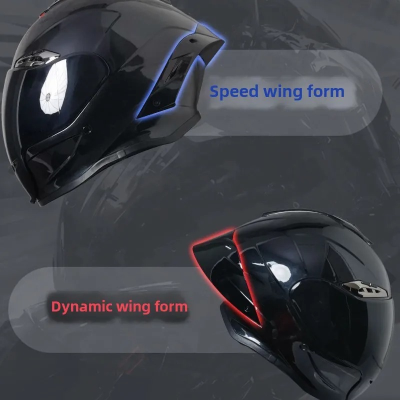 HOT Motorcycle Helmet Big Tail - Full Face Motorcycle Helmet With Bluetooth recension och pris