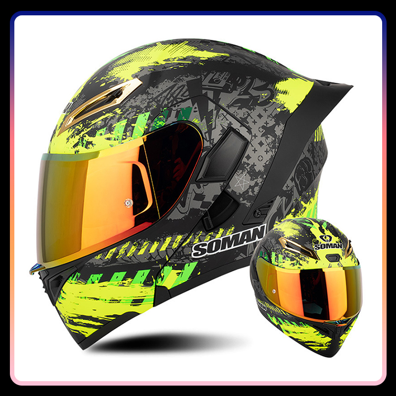 Men Women Motorcycle Helmets F - Full Face Motorcycle Helmet With Bluetooth recension och pris