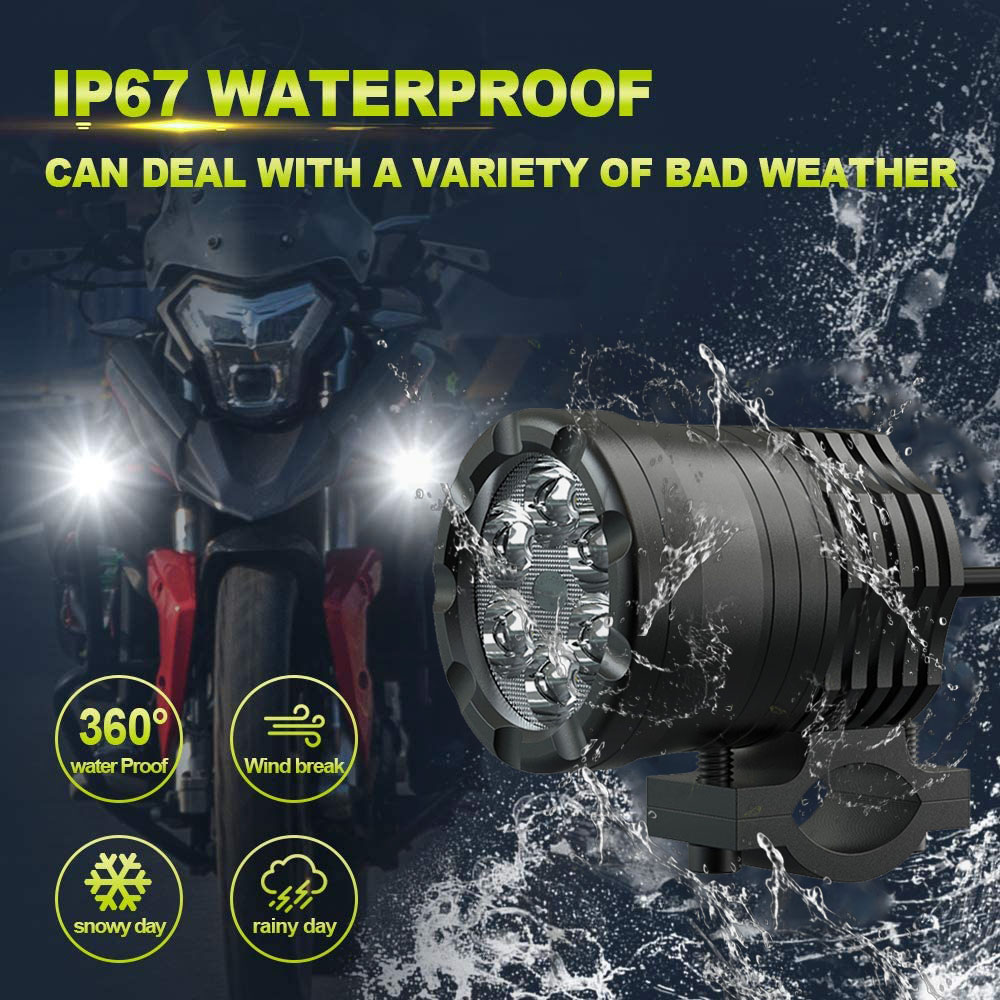 NLpearl 60W Motorcycle LED Hea - Universal Motorcycle Led Headlight Projector recension och pris
