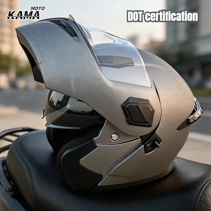 Flip Up Modular Motorcycle Hel - Modular Flip Up Motorcycle Helmet Dot Approved recension och pris