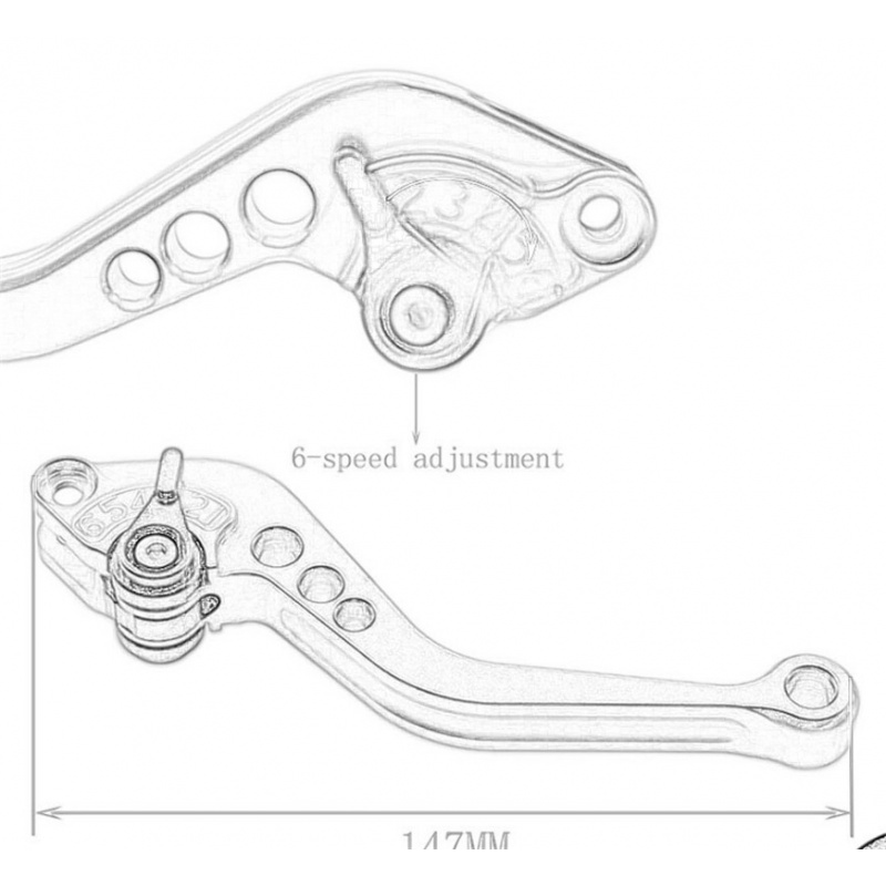 For Kawasaki Versys 650 Versys - Cnc Aluminum Adjustable Brake Clutch Levers recension och pris
