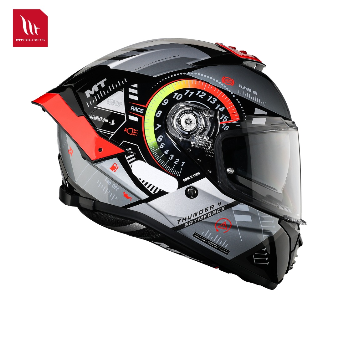 Thunder 4 Sv New Mt Motorcycle - Dual Visor Motorcycle Racing Helmet recension och pris