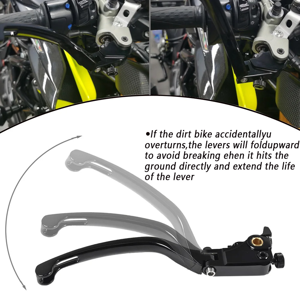 RUSH 1000 Adjustable Brake Clu - Cnc Aluminum Adjustable Brake Clutch Levers recension och pris